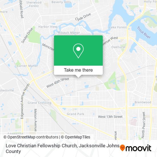 Love Christian Fellowship Church map