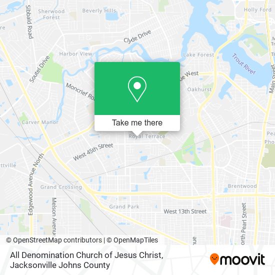 All Denomination Church of Jesus Christ map