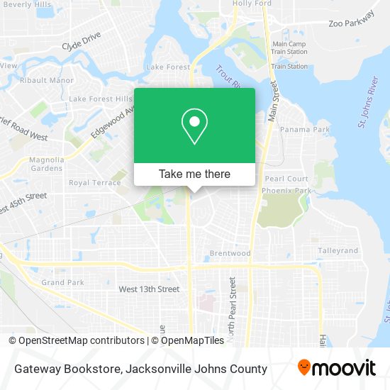 Gateway Bookstore map