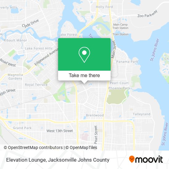 Elevation Lounge map