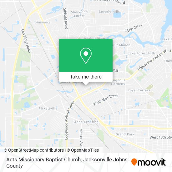 Acts Missionary Baptist Church map