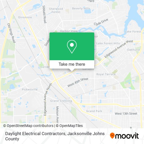 Mapa de Daylight Electrical Contractors