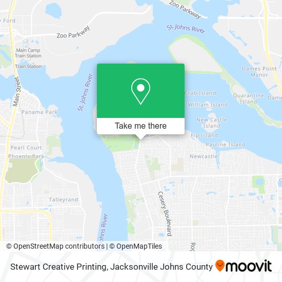 Stewart Creative Printing map