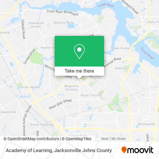 Mapa de Academy of Learning