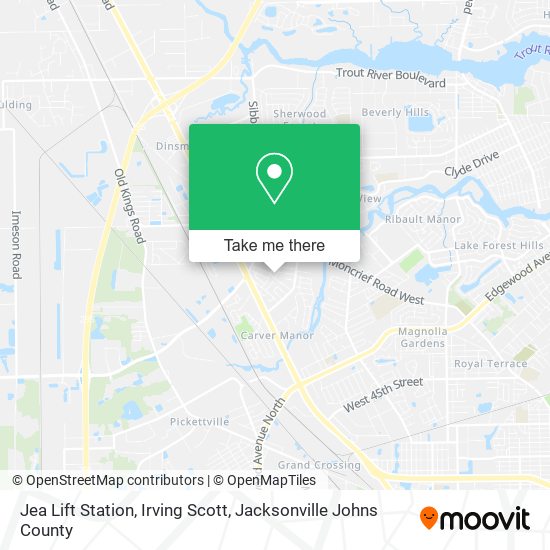 Mapa de Jea Lift Station, Irving Scott