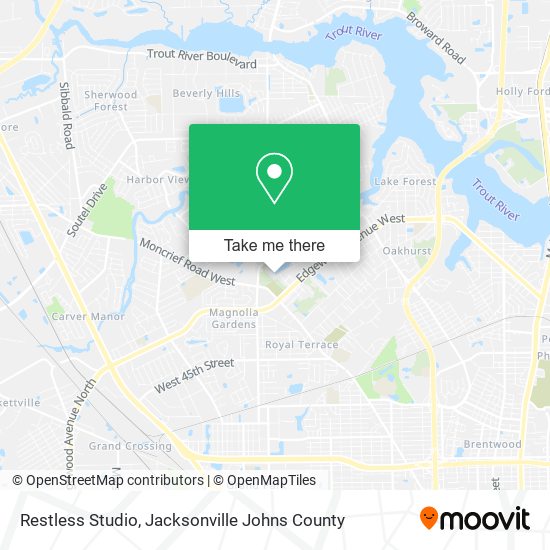 Restless Studio map