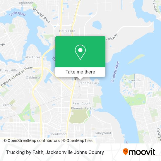Trucking by Faith map