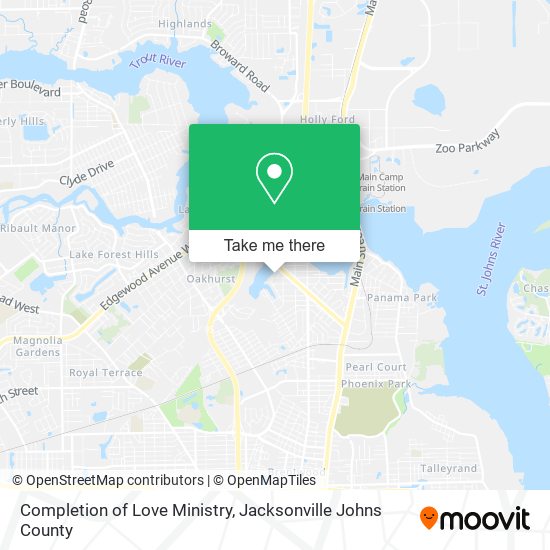 Mapa de Completion of Love Ministry