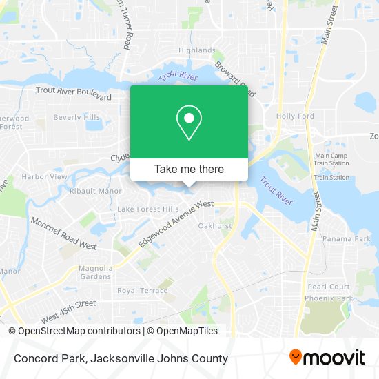 Mapa de Concord Park