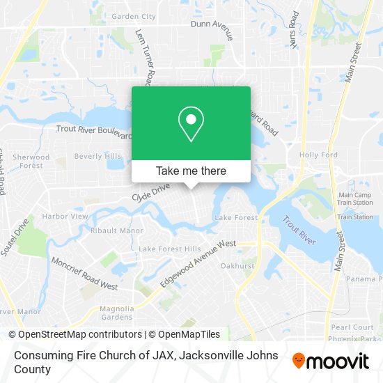 Mapa de Consuming Fire Church of JAX