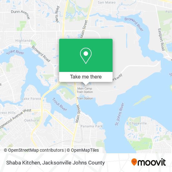 Shaba Kitchen map