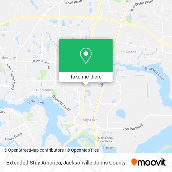 Extended Stay America map