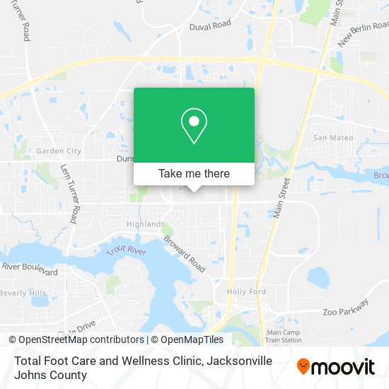 Total Foot Care and Wellness Clinic map