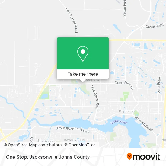 One Stop map