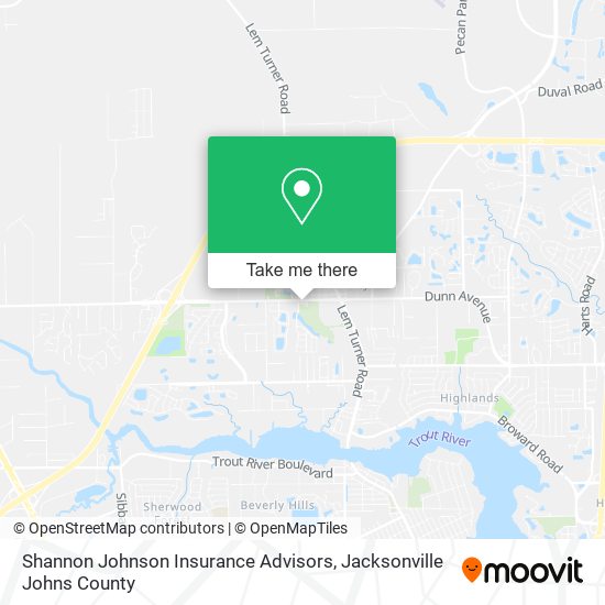 Mapa de Shannon Johnson Insurance Advisors