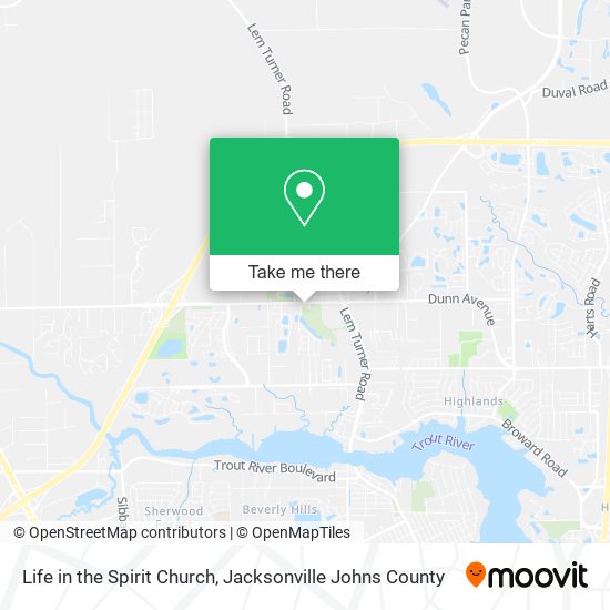 Life in the Spirit Church map