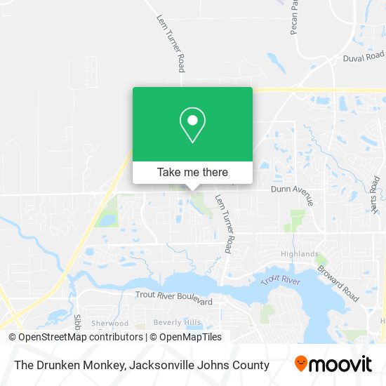 The Drunken Monkey map