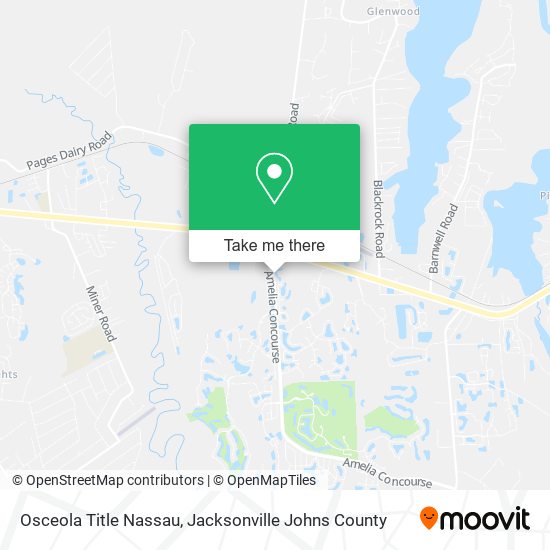 Osceola Title Nassau map
