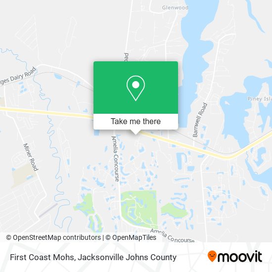 Mapa de First Coast Mohs