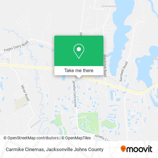 Mapa de Carmike Cinemas