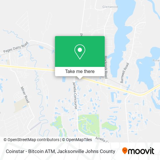 Mapa de Coinstar - Bitcoin ATM