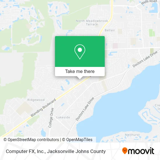 Computer FX, Inc. map