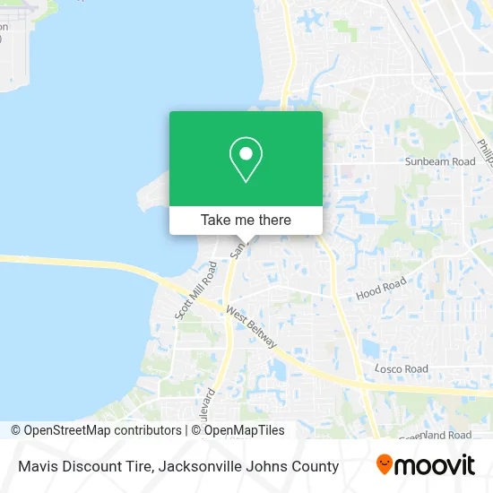 Mavis Discount Tire map