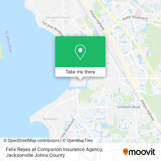 Felix Reyes at Comparion Insurance Agency map