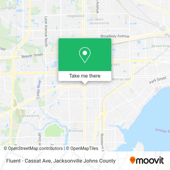 Fluent - Cassat Ave map