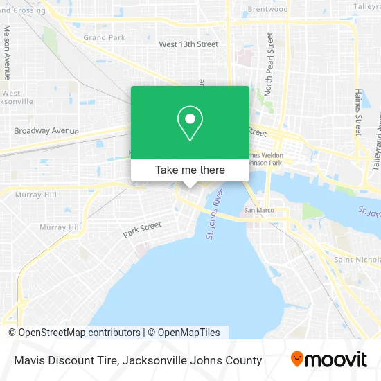 Mavis Discount Tire map