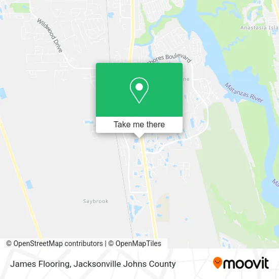 James Flooring map