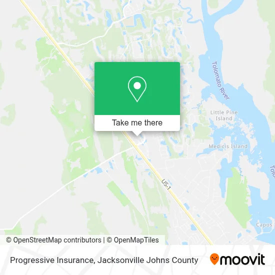 Progressive Insurance map
