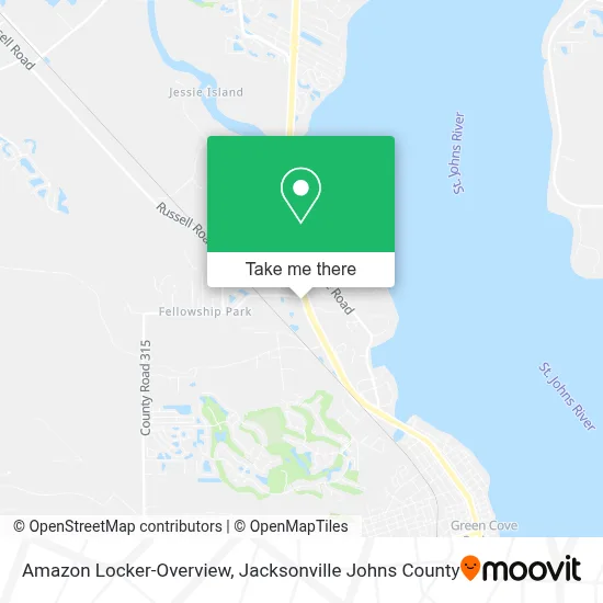 Amazon Locker-Overview map