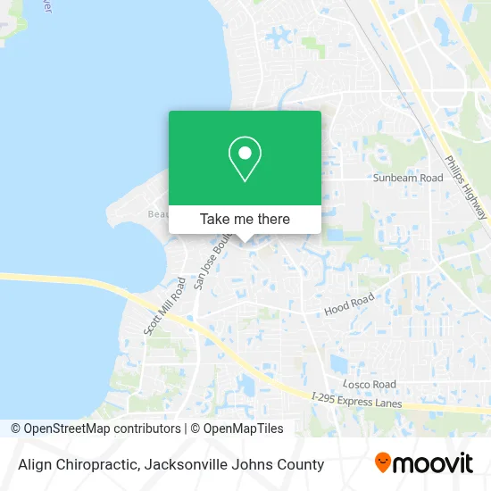 Align Chiropractic map
