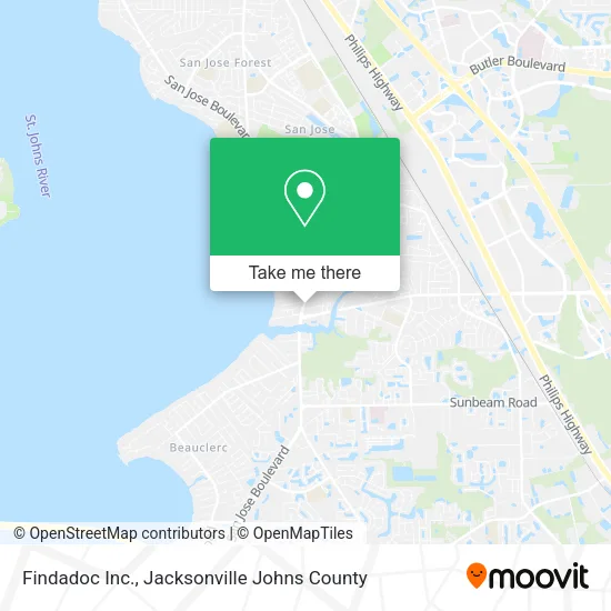 Findadoc Inc. map