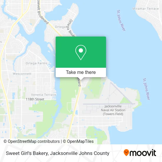 Mapa de Sweet Girl's Bakery
