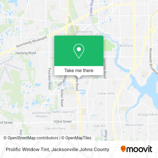 Prolific Window Tint map