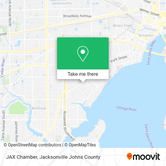 JAX Chamber map