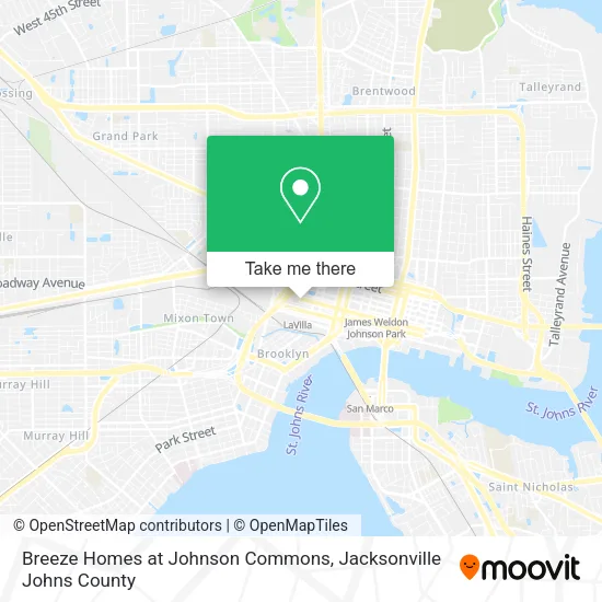 Breeze Homes at Johnson Commons map