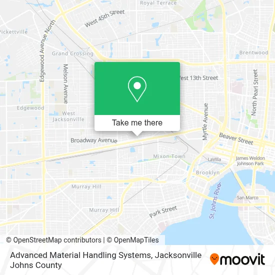 Advanced Material Handling Systems map