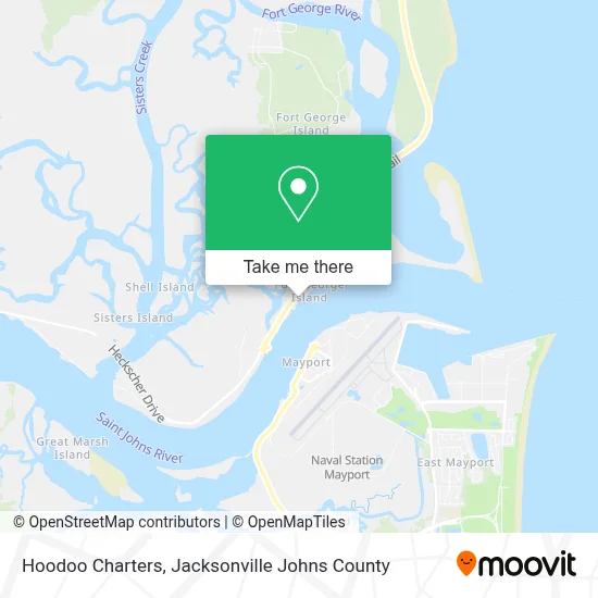 Hoodoo Charters map