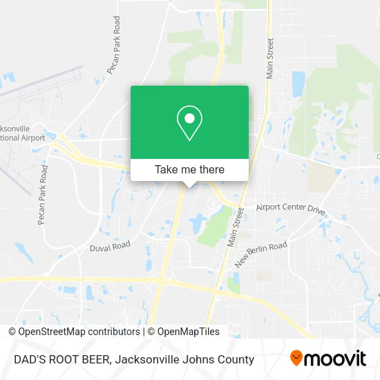 DAD'S ROOT BEER map