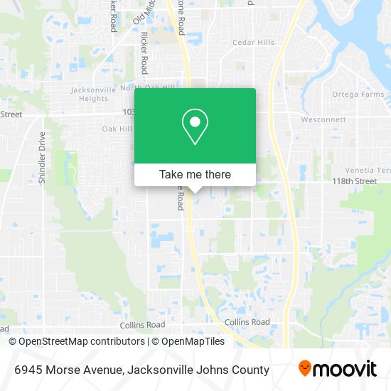 6945 Morse Avenue map