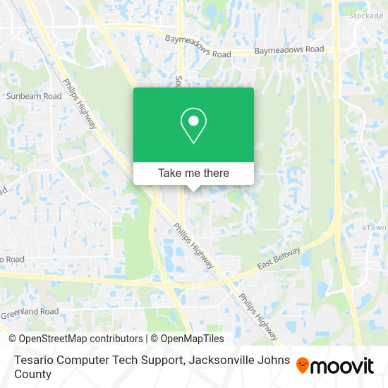 Tesario Computer Tech Support map