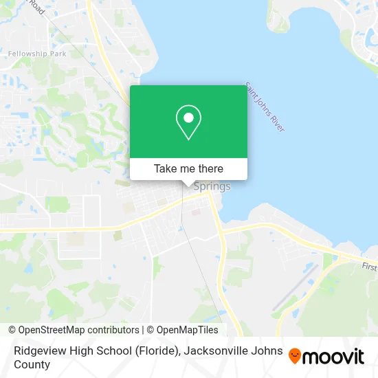 Ridgeview High School (Floride) map