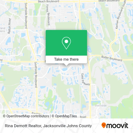 Rina Demott Realtor map