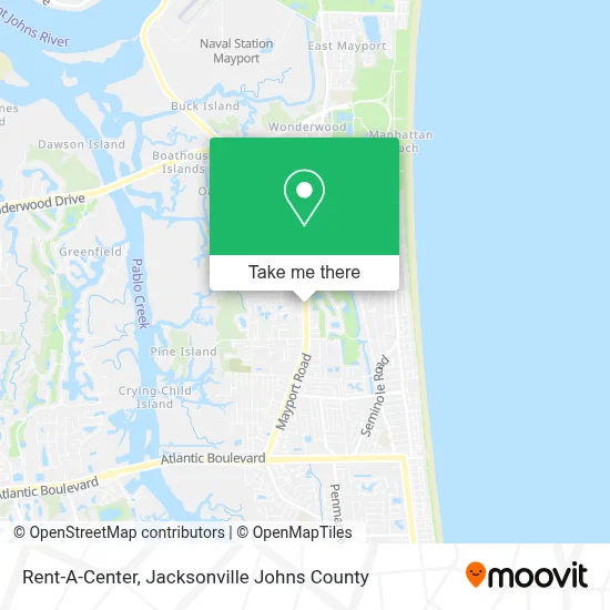Rent-A-Center map