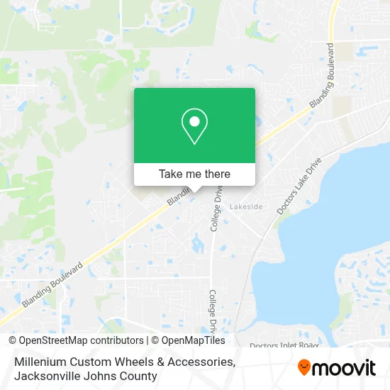 Millenium Custom Wheels & Accessories map