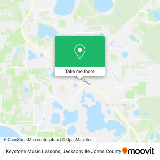 Keystone Music Lessons map