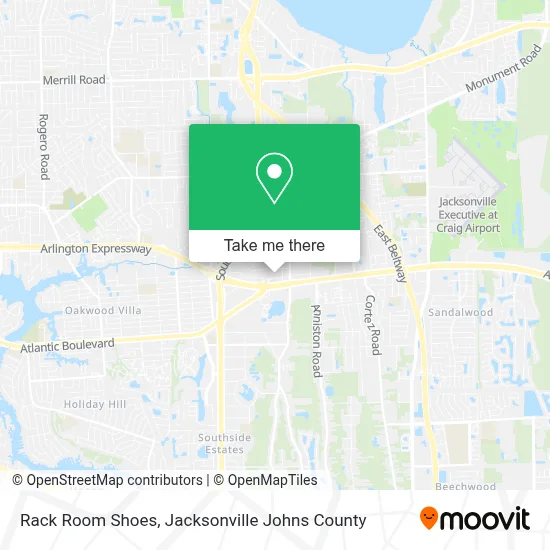 Rack Room Shoes map